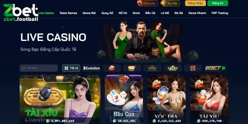 Live Casino đẳng cấp